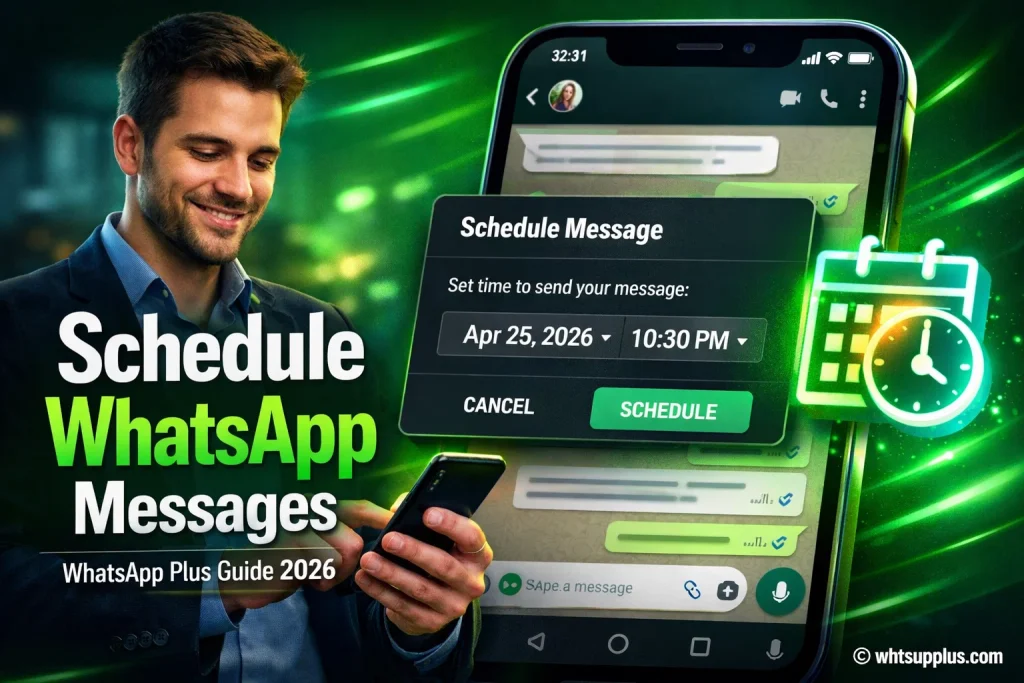 Schedule Messages on WhatsApp Plus: Easy Guide