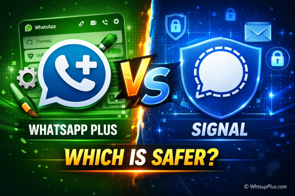 WhatsApp Plus vs Signal: Ultimate 2026 Comparison