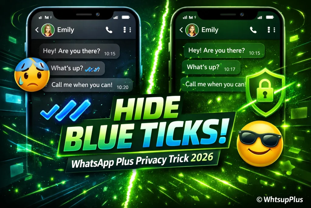 How To Hide Blue Ticks in WhatsApp Plus Easily (2026 Guide)