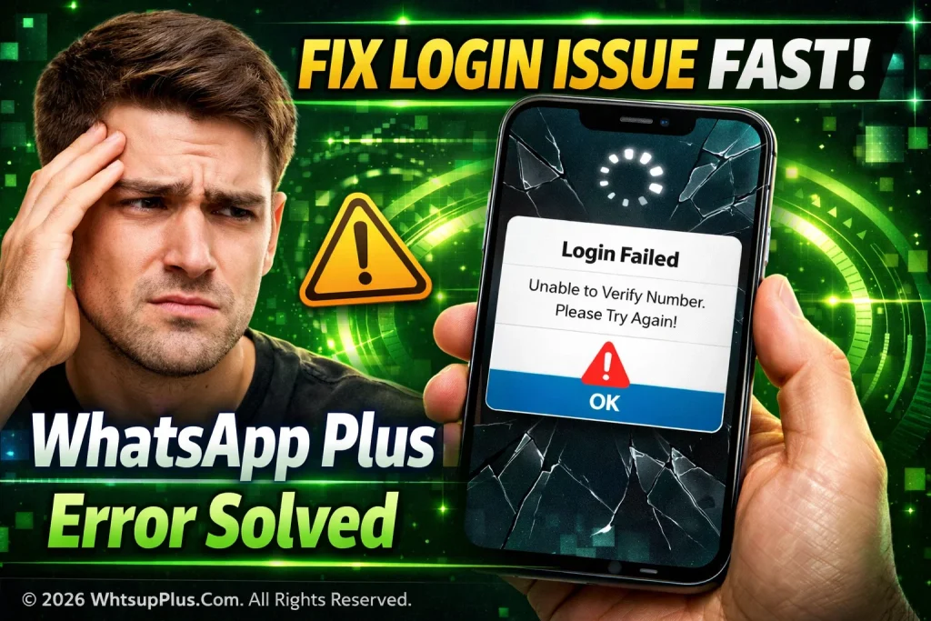 Fix WhatsApp Plus Login Issue Fast (2026 Guide)